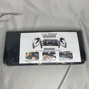 Large Walker Basket Bag for Folding Walkers 16"x7"x6" Black Storage Carry Pouch